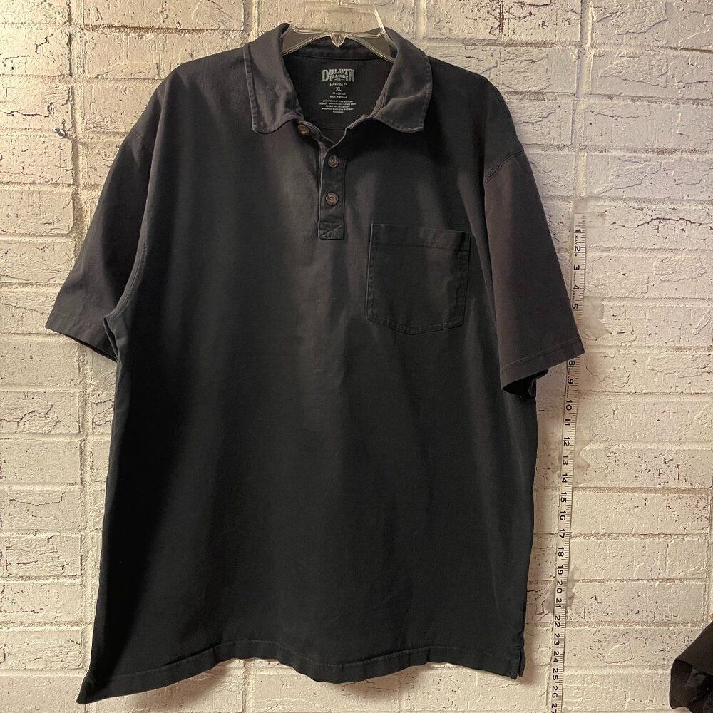 DULUTH Longtail Short Sleeve  Cotton Polo Shirt XL